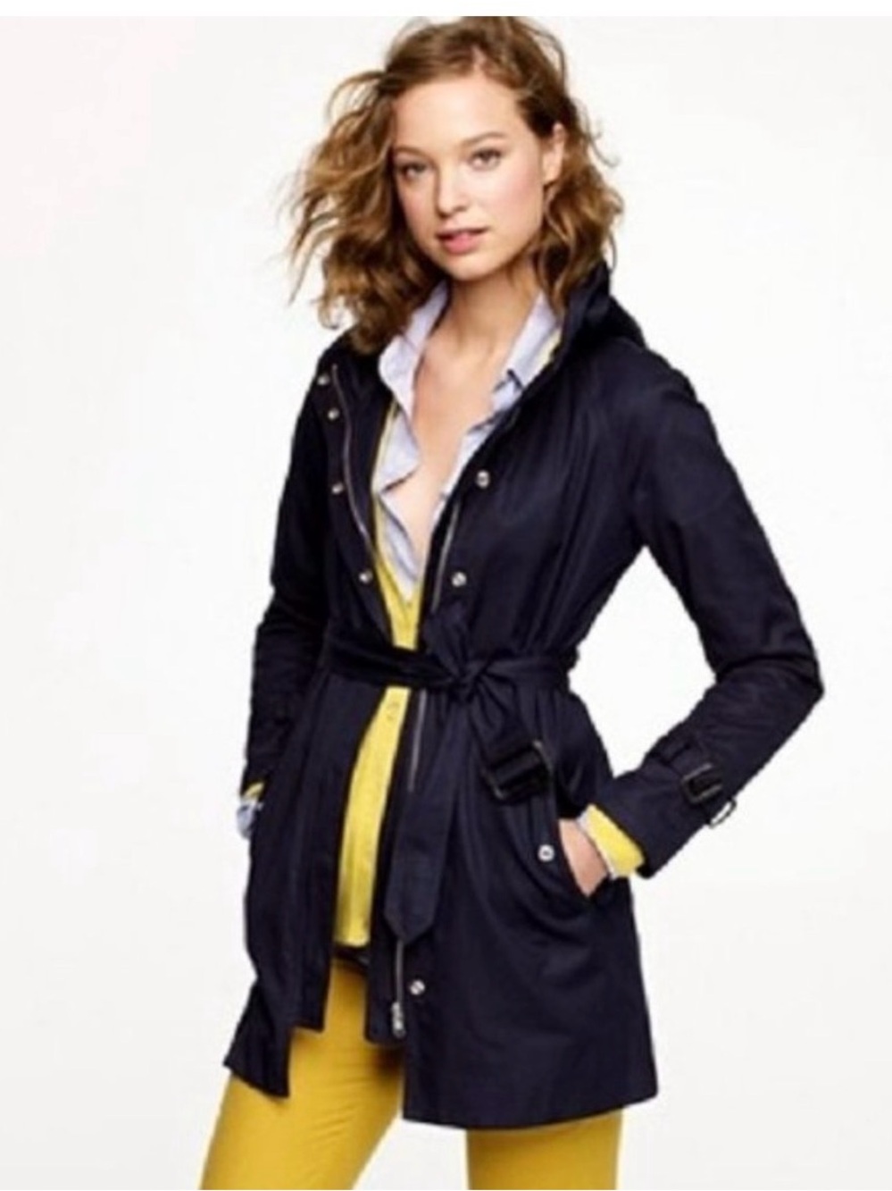 J.Crew Matinee Hooded Trench Coat